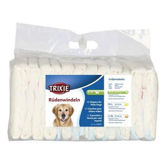 TRIXIE Hundewindeln für Rüden – 12 Stück – S-M (30-46 cm)