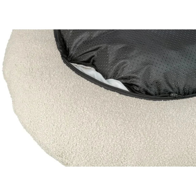TRIXIE Vital Bett CityStyle – Hundebett im Bouclé-Stoff – creme / 95 × 80 cm – Ansicht 3