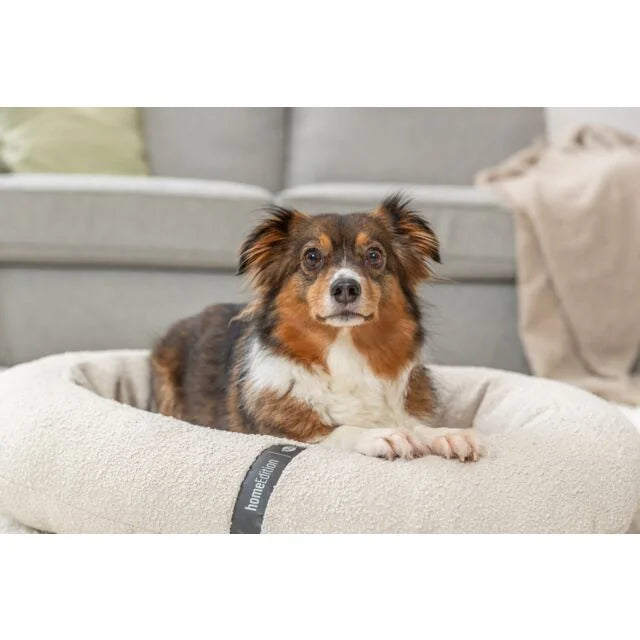 TRIXIE Vital Bett CityStyle – Hundebett im Bouclé-Stoff – creme / 95 × 80 cm – Ansicht 4