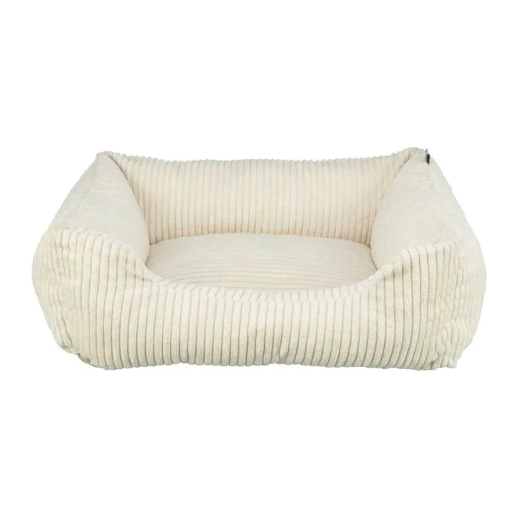 TRIXIE Vital Bett Jonna – orthopädisches Hundebett mit Rand – creme / 60 × 50 cm