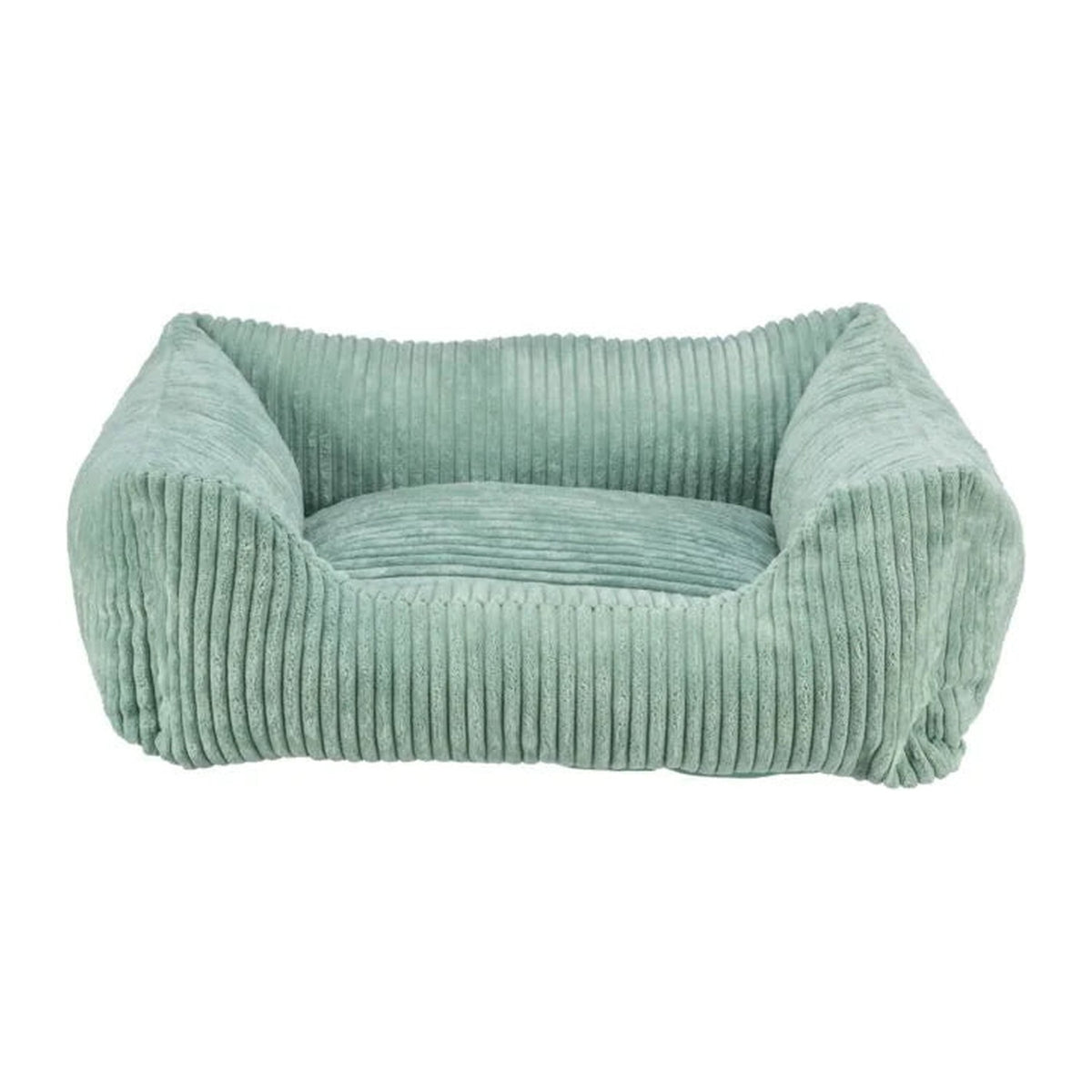TRIXIE Vital Bett Jonna – orthopädisches Hundebett mit Rand – salbei / 60 × 50 cm