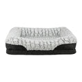 TRIXIE Vital Bett Lino – orthopädisches Hundebett, 5 cm Schaum – 90 × 65 cm