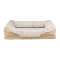 TRIXIE Vital Bett Lino Soft – orthopädisches Hundebett – beige / 90 × 65 cm