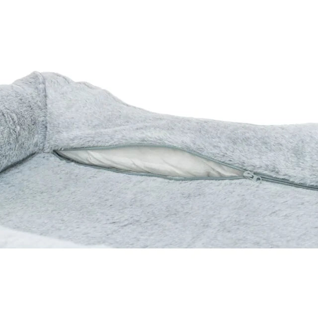TRIXIE Vital Bett Lino Soft – orthopädisches Hundebett – grau/hellgrau / 90 × 65 cm – Ansicht 2