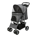 TRIXIE Buggy mit 4 Rädern – Hundebuggy bis 15 kg