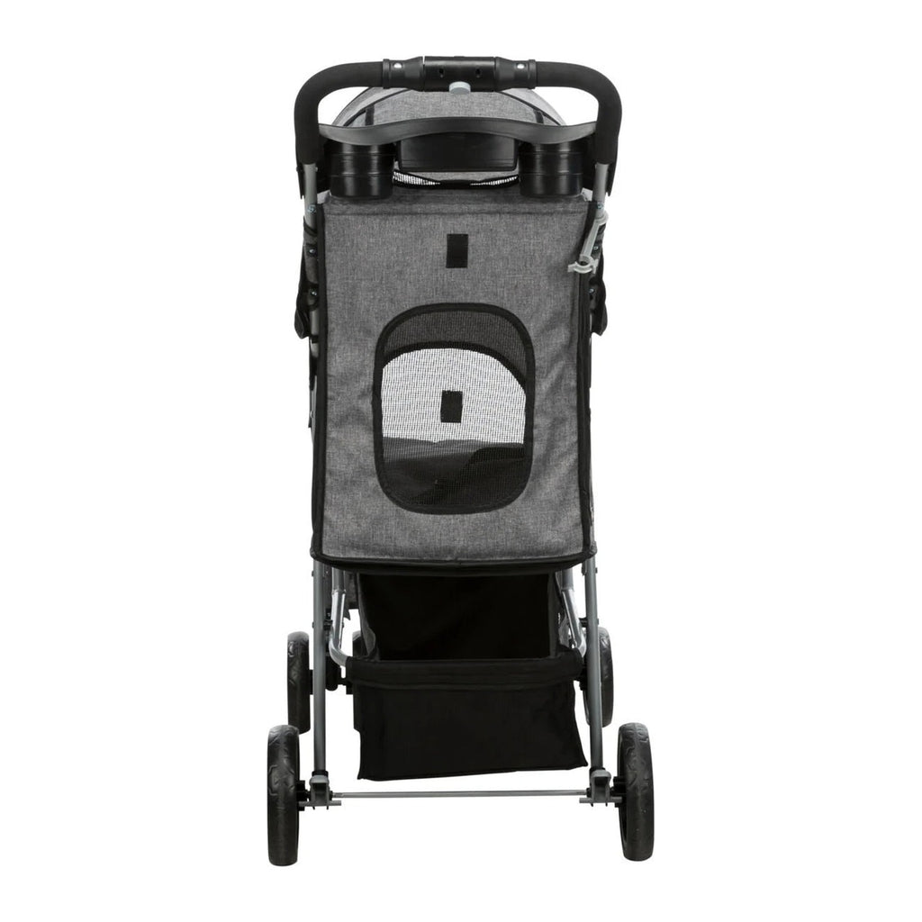TRIXIE Buggy mit 4 Rädern – Hundebuggy bis 15 kg – Ansicht 3