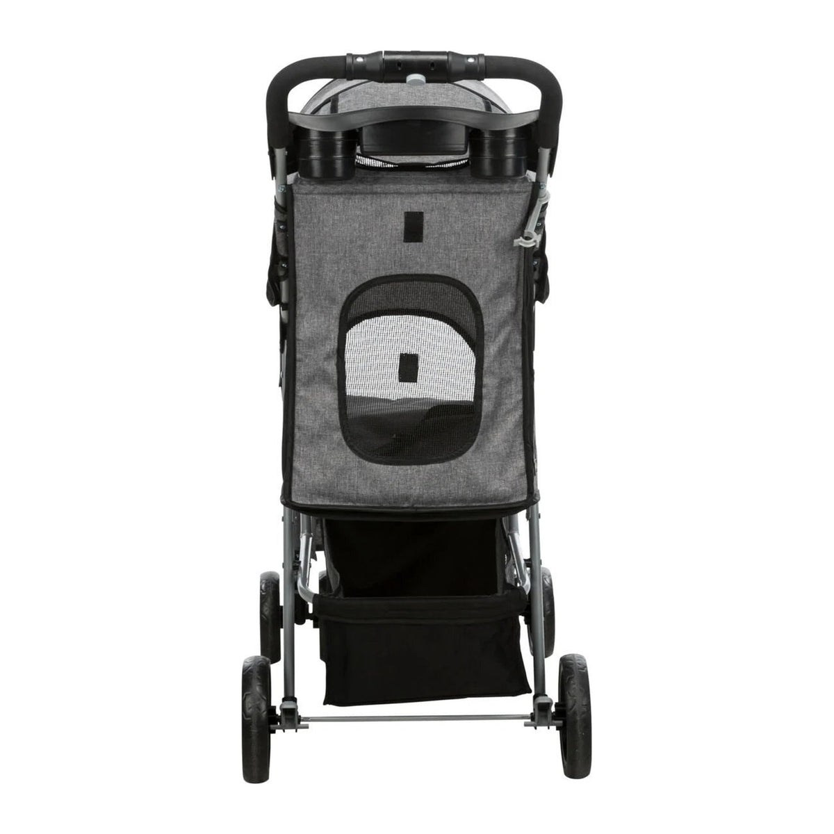 TRIXIE Buggy mit 4 Rädern – Hundebuggy bis 15 kg – Ansicht 3