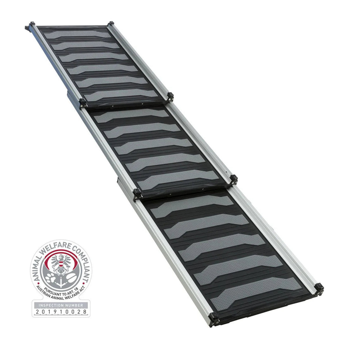 TRIXIE Teleskop-Rampe 3-fach, 78–175 cm – Hunderampe bis 90 kg