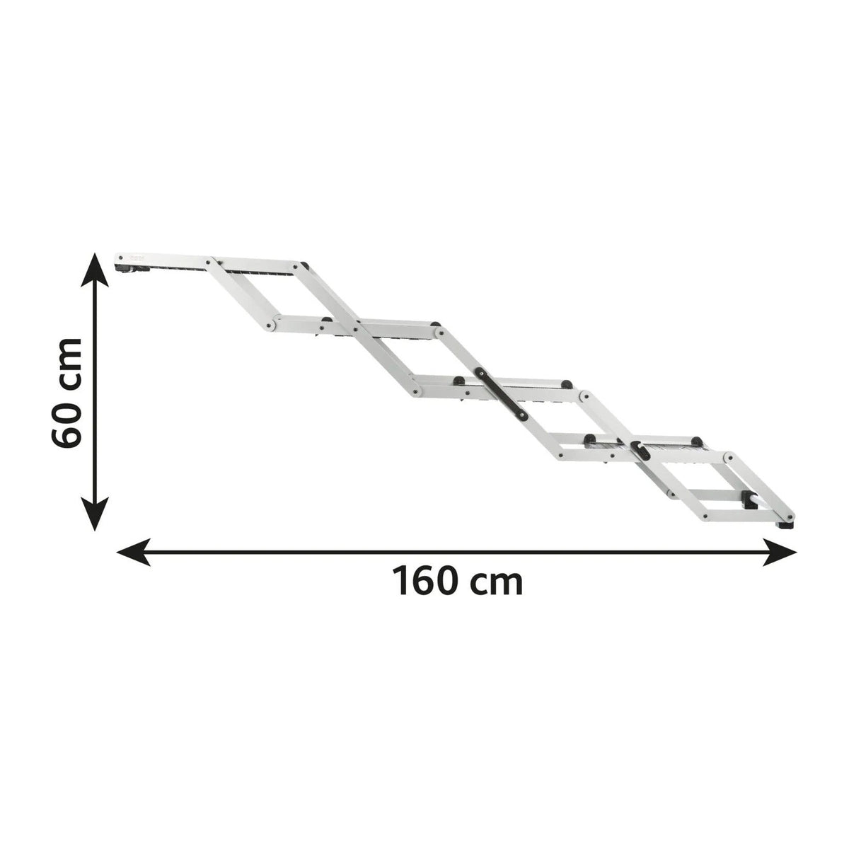 TRIXIE Falt-Treppe, 4 Stufen – Hundetreppe bis 75 kg – Ansicht 6