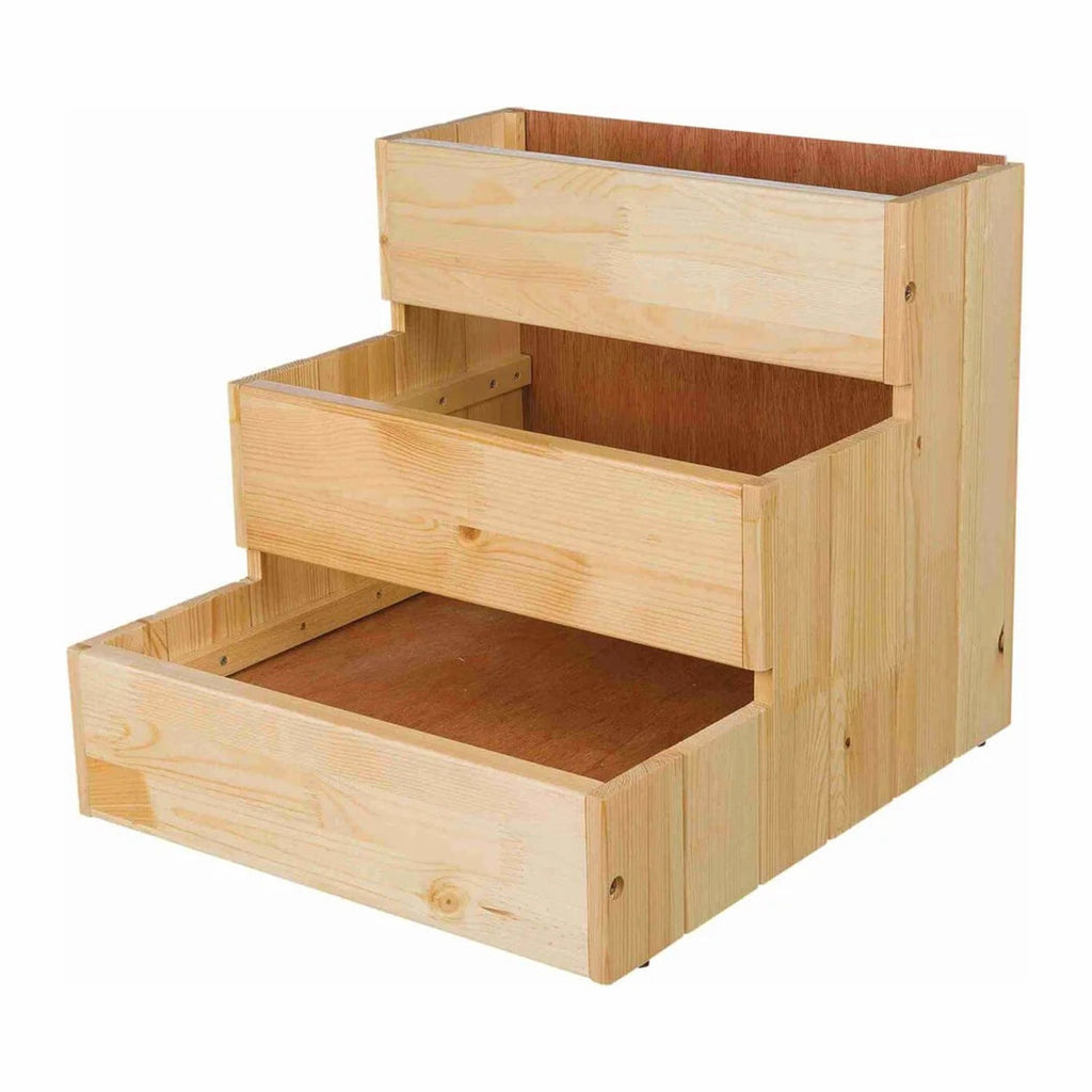 TRIXIE Treppe aus Holz, 3 Stufen – Haustiertreppe bis 50 kg – Ansicht 4