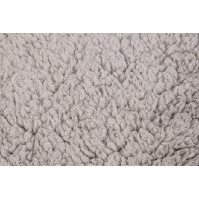 Beeztees Hundebett Jaxx – rund mit Schaumflocken – Grau / 50 × 50 × 20 cm – Ansicht 2