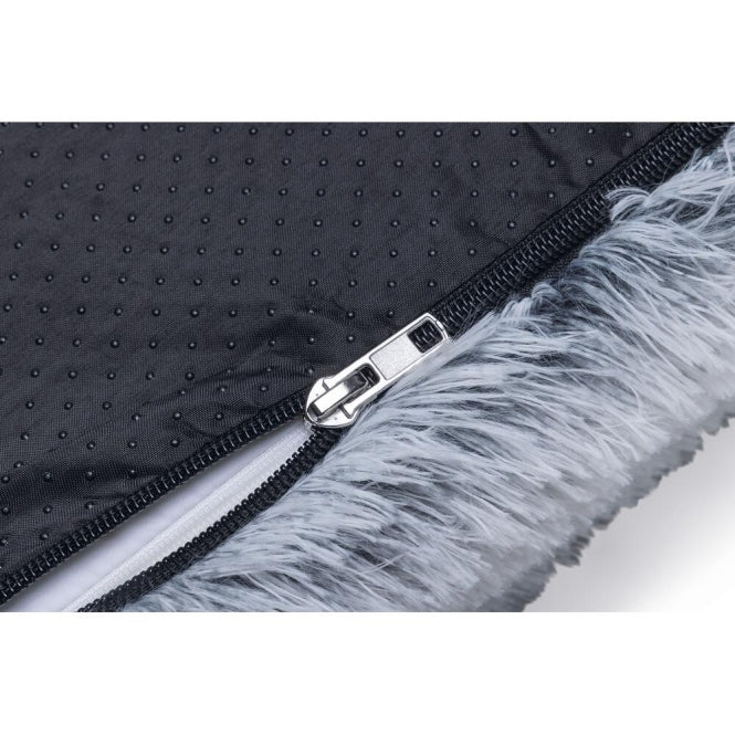 Beeztees Hundekissen Siba – zweischichtiger Schaum – Grau / 75 × 50 × 9 cm – Ansicht 4