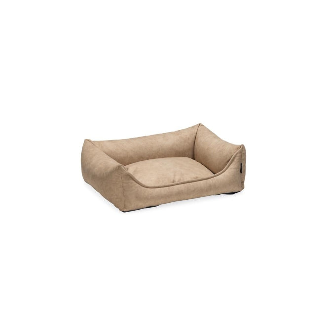 Beeztees Hundebett Lua – mit Rand und Memory-Schaum – Beige / 70 × 50 × 21,5 cm – Ansicht 2