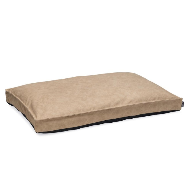 Beeztees Hundekissen Lua – mit Memory-Schaum – Beige / 120 × 80 × 10 cm