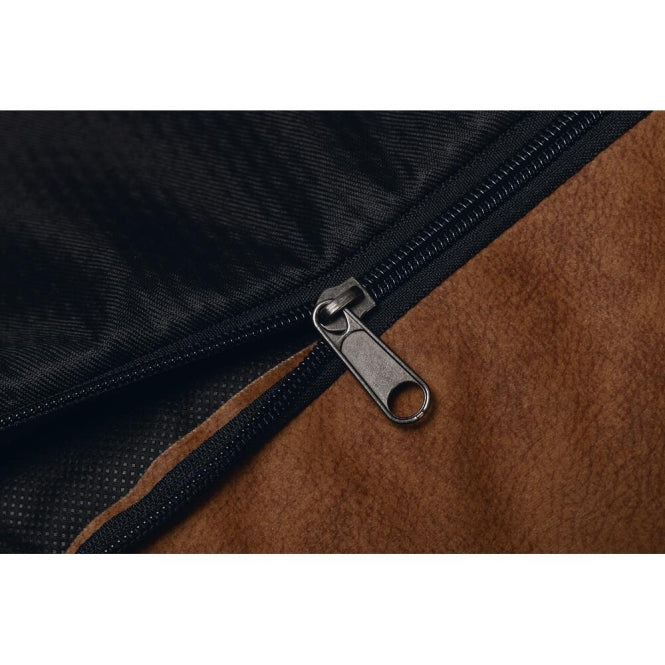 Beeztees Hundebett Lua – mit Rand und Memory-Schaum – Cognac / 70 × 50 × 21,5 cm – Ansicht 5