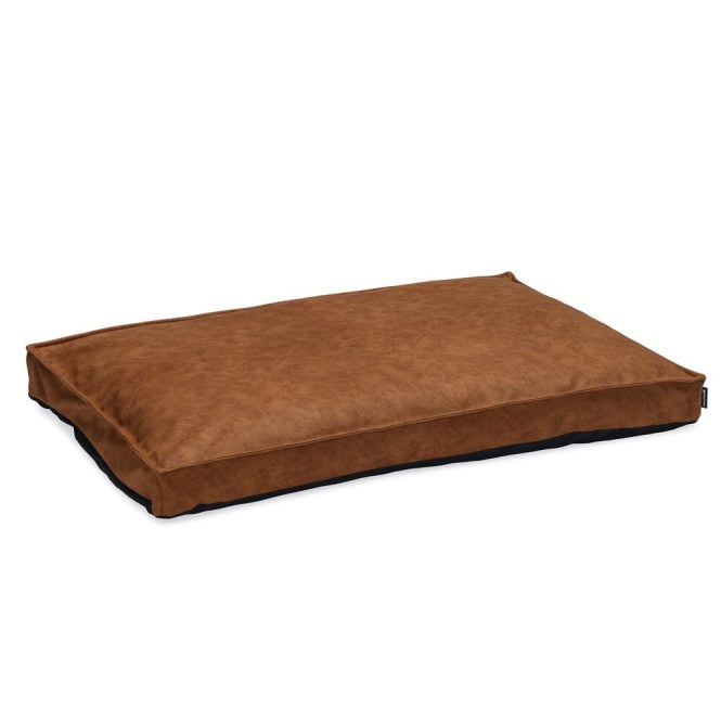 Beeztees Hundekissen Lua – mit Memory-Schaum – Cognac / 120 × 80 × 10 cm