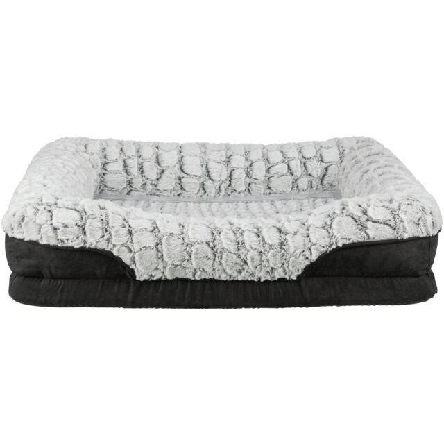 TRIXIE Vital Bett Lino – orthopädisches Hundebett, 5 cm Schaum – 70 × 55 cm