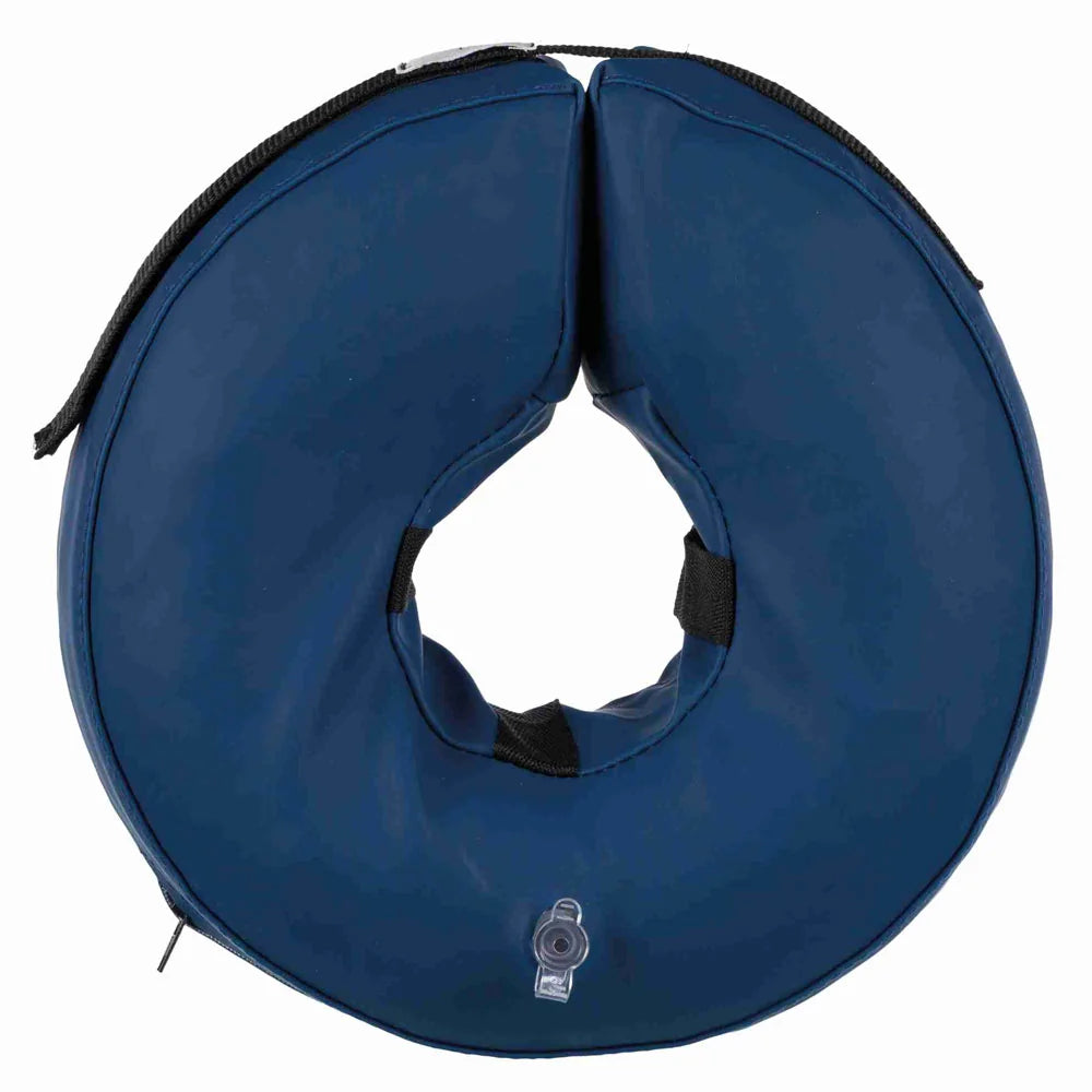 TRIXIE Schutzkragen, aufblasbar – freie Sicht, sieben Größen – S · Hals 24–31 cm
