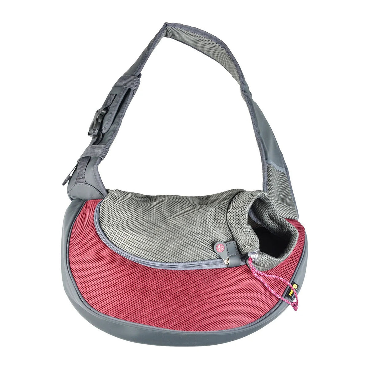 EBI Fronttasche Sarah – Tragetasche mit Schultergurt bis 5 kg – Bordeaux / S (bis 3 kg)